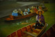 A Day at the Floating Market Thailand (ART_1442_16550) - Handpainted Art Painting - 30in X 20in