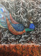 Peacock in the night (ART_2051_16598) - Handpainted Art Painting - 16in X 12in