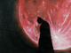 Batman, Silhouette, Dark Knight, Shadow, Night, Moon,The Dark Knight,ART_518_16429,Artist : Aakash Jain,Poster Colors