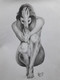 Nude women, nude, humiliated, tortured, pained women,Pained,ART_2074_16838,Artist : Naruttam Boruah,Charcoal