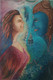 Shiva's Energy (ART_2204_17546) - Handpainted Art Painting - 24in X 36in