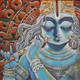 Krishna, Radha, Radhakrishna, Love, Romance, Gopal, Manohora,,TIRUPATI,ART_1469_17867,Artist : Subrata Ghosh,Acrylic