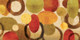 ColorOvals - 80in X 40in,25Big104_8040,Multi-Color,200X100 Size,Abstract Art Canvas Painting