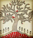Tree of life (ART_571_19076) - Handpainted Art Painting - 40in X 48in