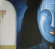 Shiva and Shivling,Lord Shiva and Shivling,ART_2819_19923,Artist : Nagendra Singh,Mixed Media