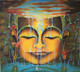 buddha,mind,peace,waterfall,tranquility,birds,nature,living room painting,bed room painting,buddha paintings,ART_1288_11067,Artist : Manini Soni,Acrylic