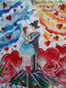 The dancing couple,The dancing couple,ART_3127_21185,Artist : Pingla Rani,Acrylic