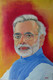 Narendra Modi, Modi, PM,INDIA,Portrait,,Narendra Modi,ART_3015_21412,Artist : VIJAYKUMAR SHINDE,Acrylic