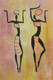 African Art 17 (ART_1522_21721) - Handpainted Art Painting - 12in X 18in