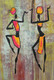 African Art 15  (ART_1522_21711) - Handpainted Art Painting - 12in X 36in
