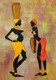 African art 11 (ART_1522_21707) - Handpainted Art Painting - 12in X 18in