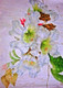 White Hibiscus 01 - 24in X 30in,ART_PIAA59_2430,Acrylic Colors,Rolled Canvas,Artist Preeti Arora,Museum Quality - 100% Handpainted,White Pair of flowers,,Floral,Flowers,Flower with green leaves - Buy Online Painting in India.