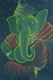 Lord Ganesha (ART_3284_21914) - Handpainted Art Painting - 21in X 28in
