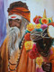 Sadhu (ART_3451_22651) - Handpainted Art Painting - 15in X 22in