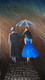 Romantic couples (ART_3012_24355) - Handpainted Art Painting - 12in X 24in