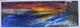 Stunning Sunset (ART_3736_24470) - Handpainted Art Painting - 46in X 14in