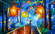 Misty Mood (FR_1523_24240) - Handpainted Art Painting - 40in X 24in
