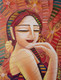 QUEEN-7 (ART_1476_13506) - Handpainted Art Painting - 12in X 16in