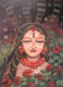 Devi 2 (ART_1476_13497) - Handpainted Art Painting - 21in X 28in