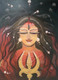 Devi 1 (ART_1476_13496) - Handpainted Art Painting - 21in X 28in