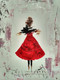 Ballet Dancer! (ART_4050_25288) - Handpainted Art Painting - 7in X 11in