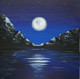 Moonlit (ART_4018_25123) - Handpainted Art Painting - 26in X 20in