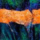 Angeles trees_3 (ART_2571_25447) - Handpainted Art Painting - 18in X 18in