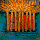The Faithful Desires- Meditation Artwork (ART_2571_25445) - Handpainted Art Painting - 18in X 18in