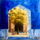 Entrance (ART_1316_26163) - Handpainted Art Painting - 26in X 26in
