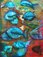 RIVERS DYING-II (ART_1968_26648) - Handpainted Art Painting - 36 in X 48in