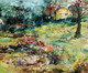 Spring Landscape (PRT_167) - Canvas Art Print - 25in X 21in