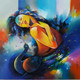 Love Conquers All  1 (ART_3298_24868) - Handpainted Art Painting - 36in X 36in