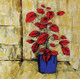 The Flowers Of Vincent (ART_2571_20516) - Handpainted Art Painting - 18in X 18in