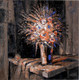 The Mesmerizing Flower Pot (ART_2571_20205) - Handpainted Art Painting - 18in X 18in