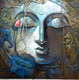 PEACE-II (ART_1469_27127) - Handpainted Art Painting - 48in X 48in