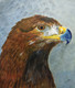 The observant (ART_4493_27340) - Handpainted Art Painting - 12in X 14in