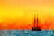 Sunset (PRT_407) - Canvas Art Print - 32in X 21in