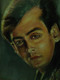 Bollywood star Salman khan potrait (ART_4536_27473) - Handpainted Art Painting - 10in X 15in