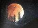 Moon and sunrise  (ART_3466_26980) - Handpainted Art Painting - 16in X 12in