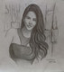 Sonam Bajwa (ART_4674_28059) - Handpainted Art Painting - 12in X 9in