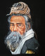 The old man (ART_550_28092) - Handpainted Art Painting - 21in X 26in