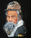 The old man (ART_550_25508) - Handpainted Art Painting - 24in X 20in