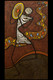 Folk music (ART_4711_28300) - Handpainted Art Painting - 18in X 36in