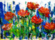 Blossoms (ART_4796_28584) - Handpainted Art Painting - 19in X 15in