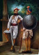 Rajasthani Rajpoot Sainik (ART_1090_28624) - Handpainted Art Painting - 30in X 42in