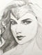 Wonder Woman (ART_4833_28678) - Handpainted Art Painting - 8in X 11in