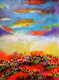 My Dream Place Abstract Spring Landscape !! (ART_1784_27203) - Handpainted Art Painting - 18in X 24in