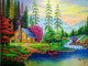 Mother nature (ART_4966_29117) - Handpainted Art Painting - 24in X 18in