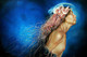 Dream With Jellyfish by Sergio Calderon (ART_4916_29379) - Handpainted Art Painting - 28in X 16in