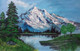 Snow fall on Mountain (ART_3335_29600) - Handpainted Art Painting - 22in X 15in